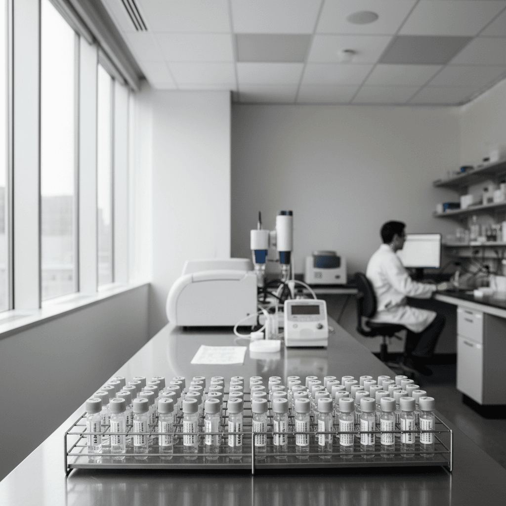 ML Labs Peptides Boston laboratory workspace